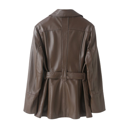 BETTY LEATHER JACKET CHOCOLATE