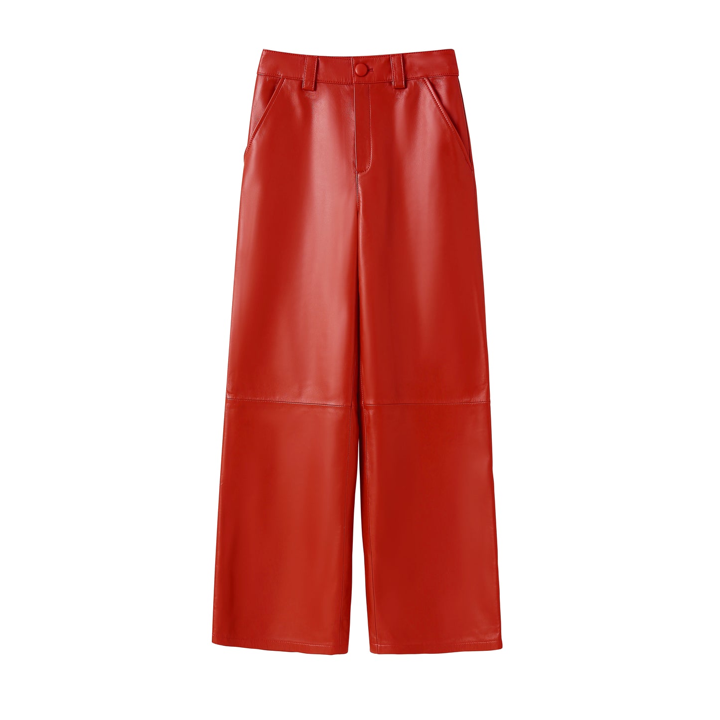 ALICE LEATHER PANT CHERRY