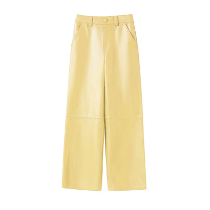 ALICE LEATHER PANT BUTTER