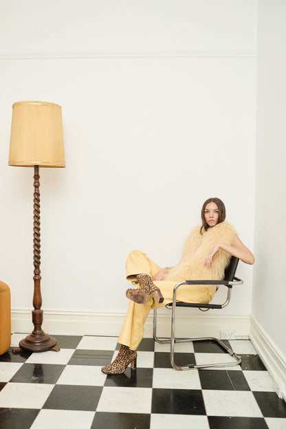 ALICE LEATHER PANT BUTTER