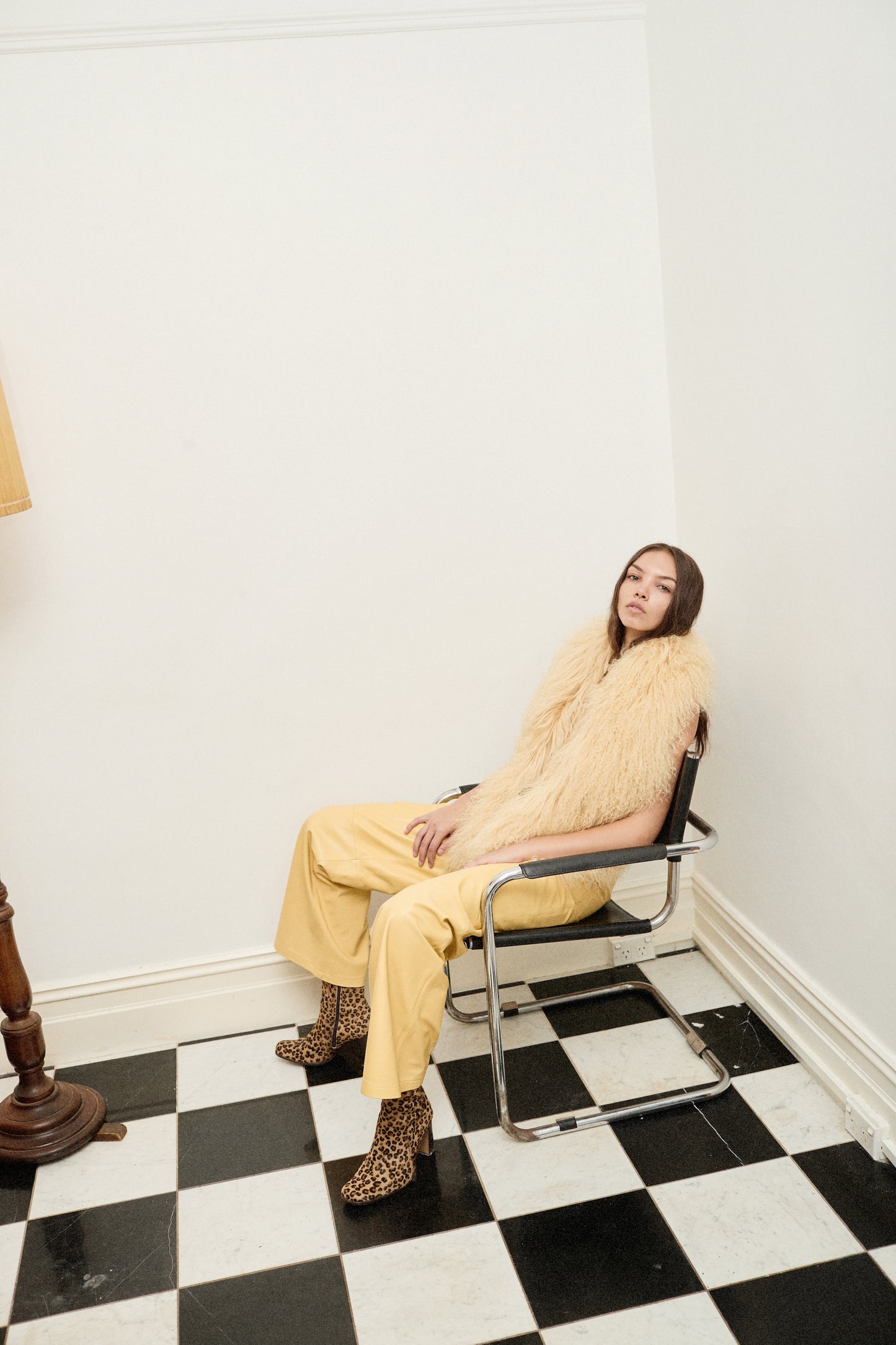 ALICE LEATHER PANT BUTTER