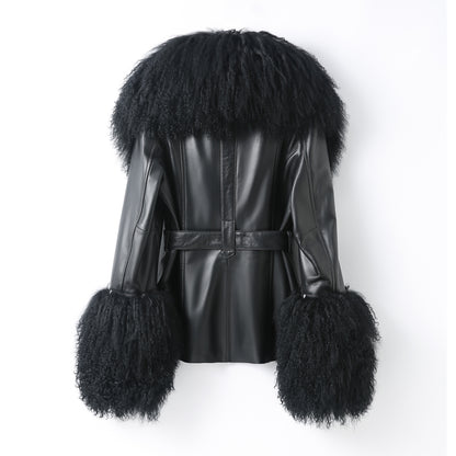 BETTY LEATHER JACKET BLACK