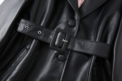 BETTY LEATHER JACKET BLACK