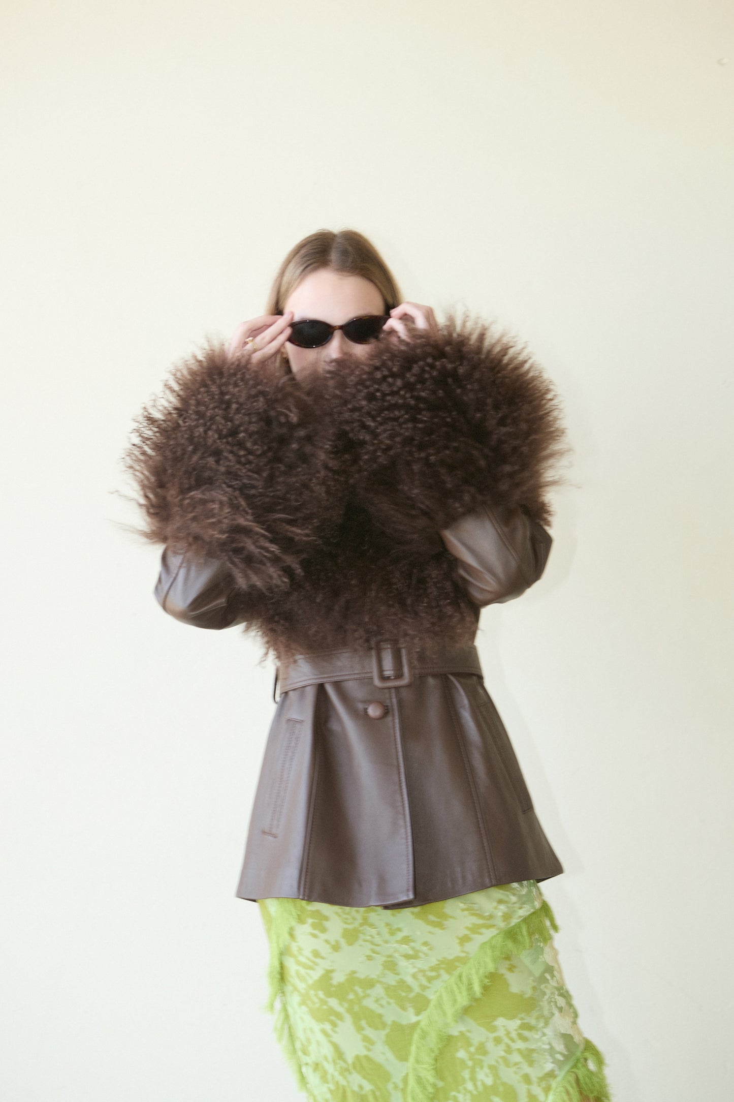 BETTY LEATHER JACKET CHOCOLATE