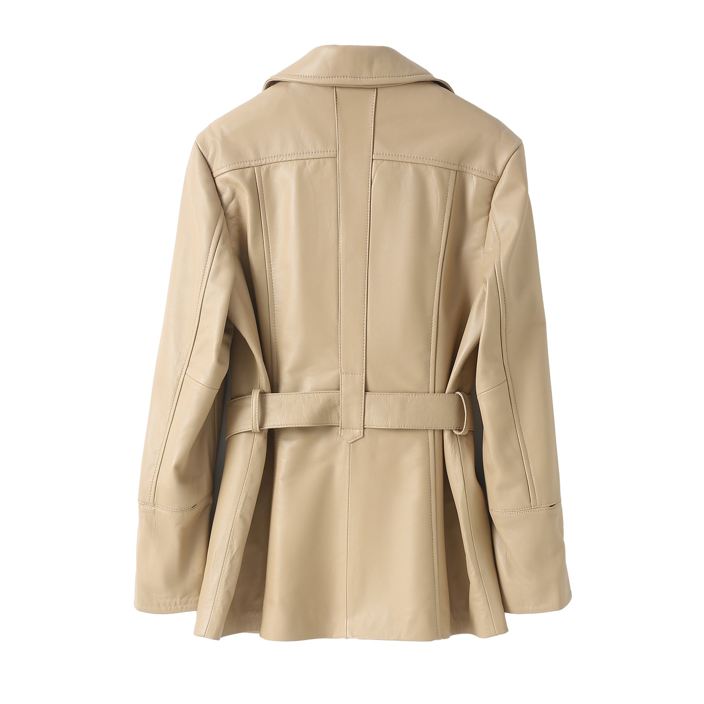 BETTY LEATHER JACKET LATTE