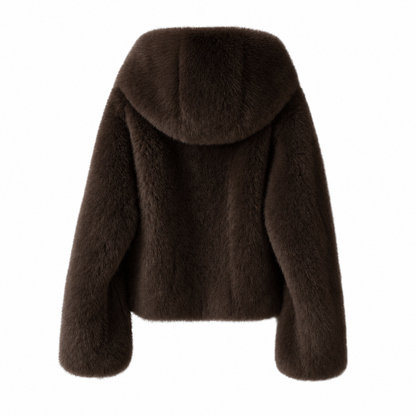 FOXY FAUX FUR CHOCOLATE