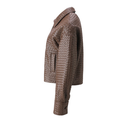 HERA WOVEN CHOCOLATE