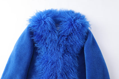 JAGGER WOOL COAT AZURE