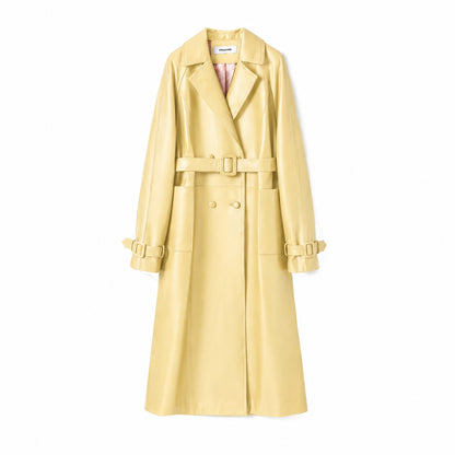 SLIZ LEATHER COAT BUTTER